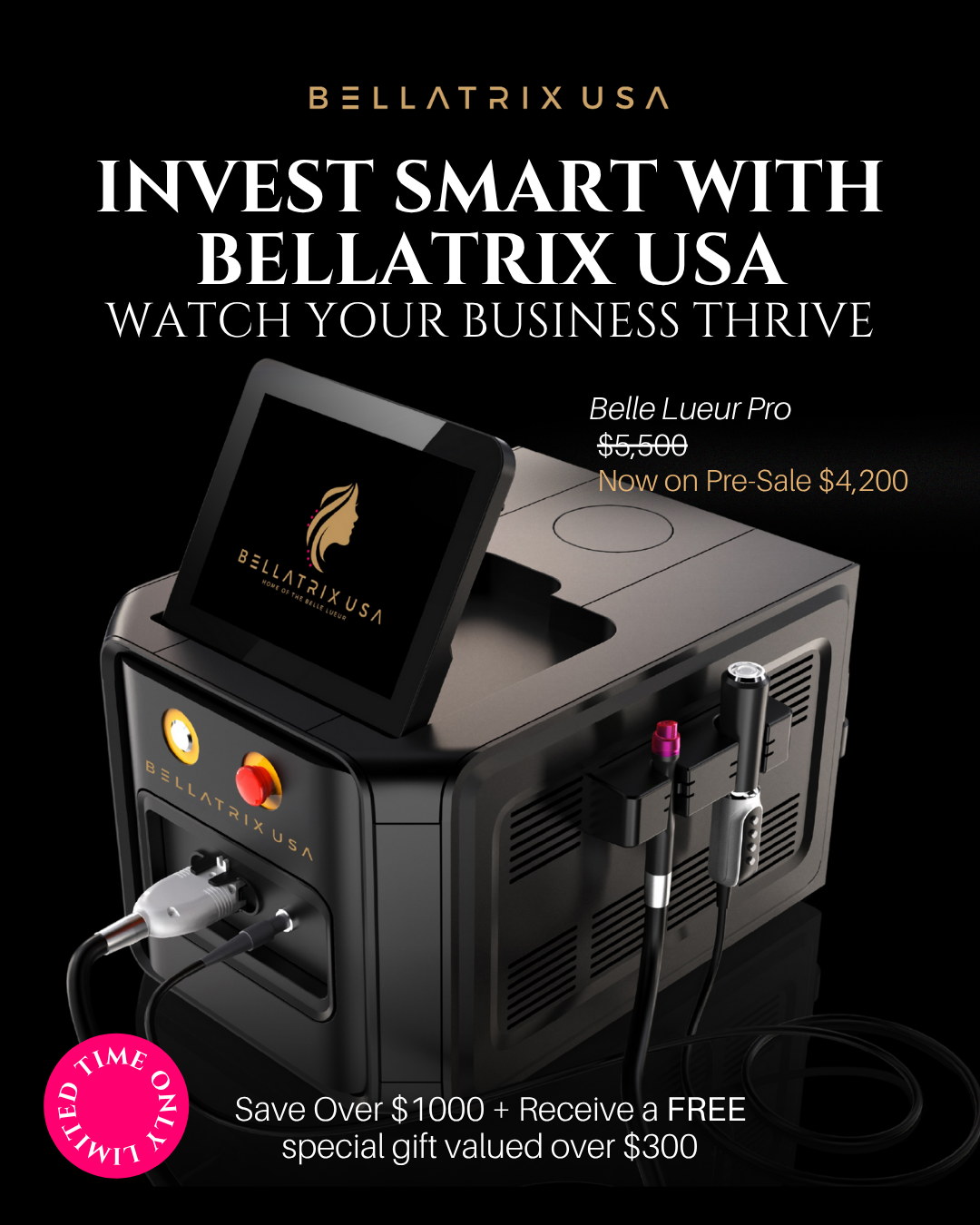 PRE ORDER - Belle Lueur PRO – Two Signature Facial Treatment Experiences in One Device